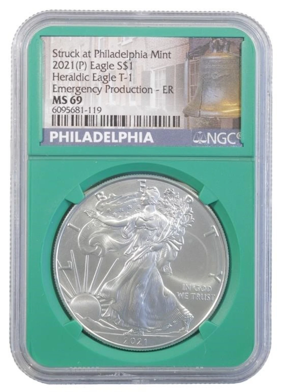 2021(P) Emergency Production Type 1 Silver Eagle