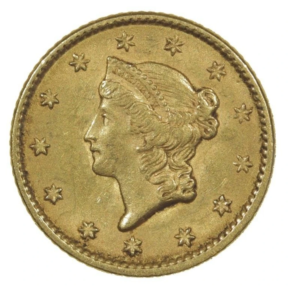 Very Choice AU 1852 Gold $1