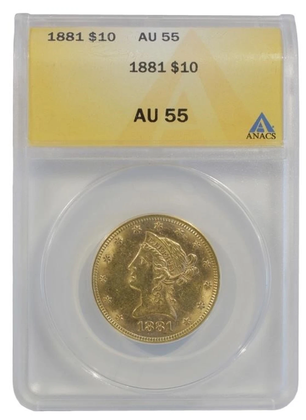 Choice AU 1881 $10 Eagle