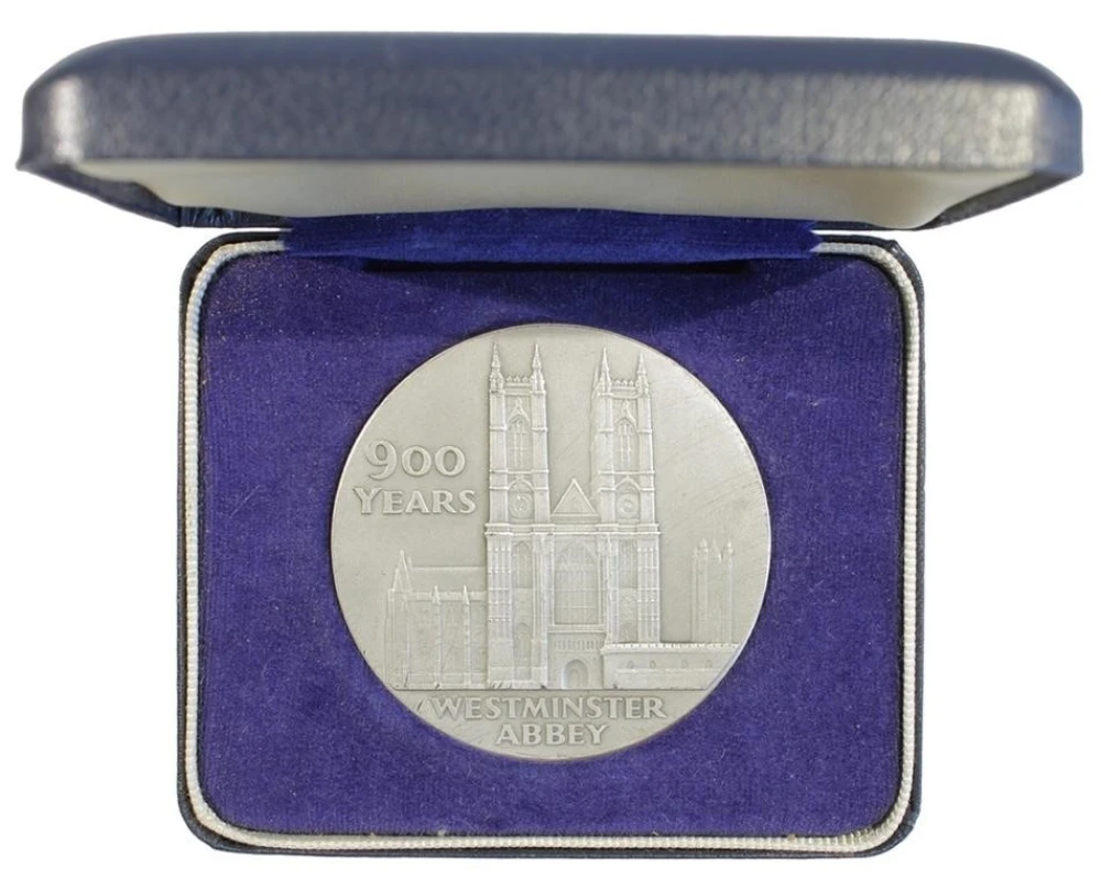 Great Britain. Large Silver Westminster Abbey Meda