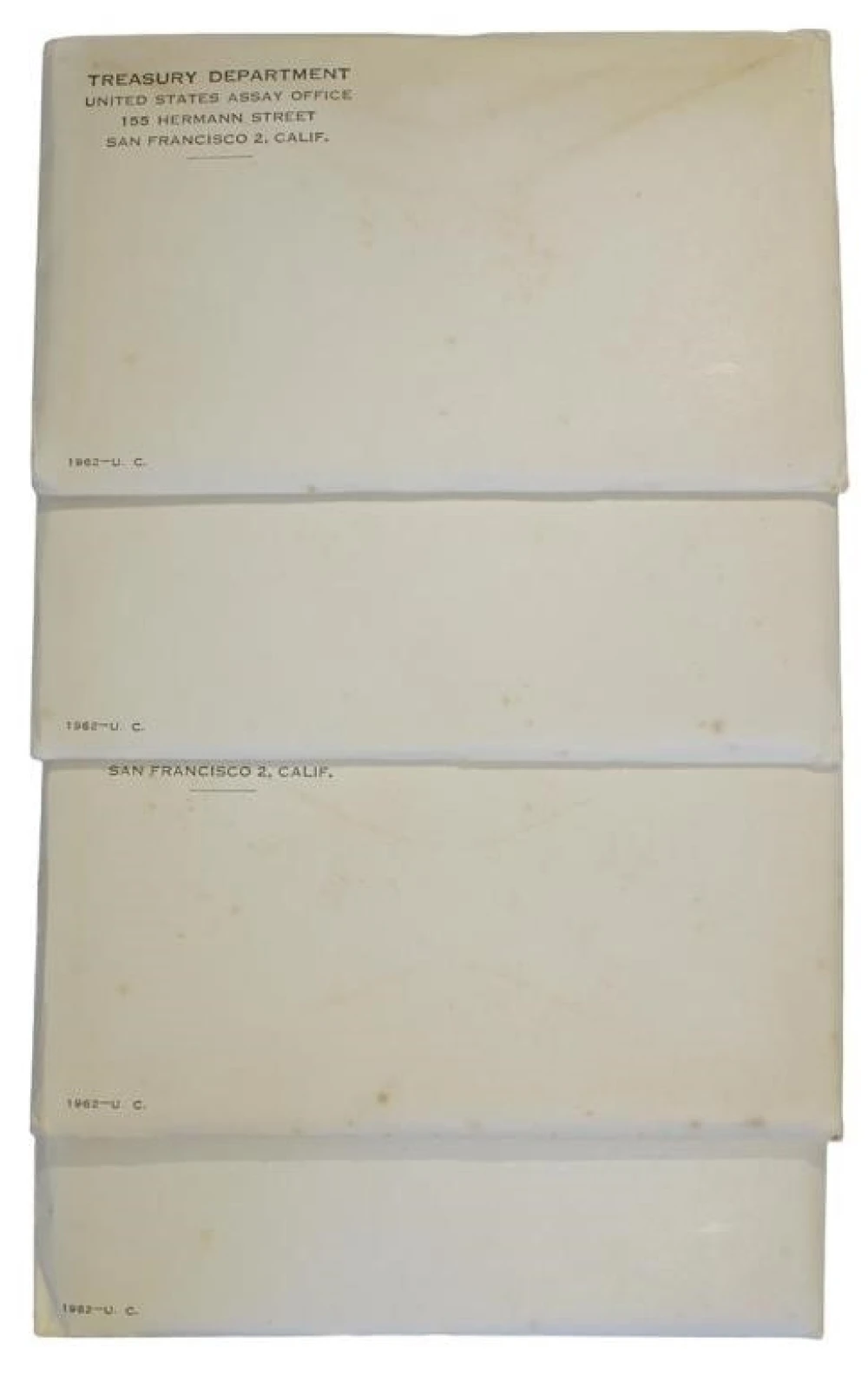 A 2nd Group of Sealed 1962 Mint Sets