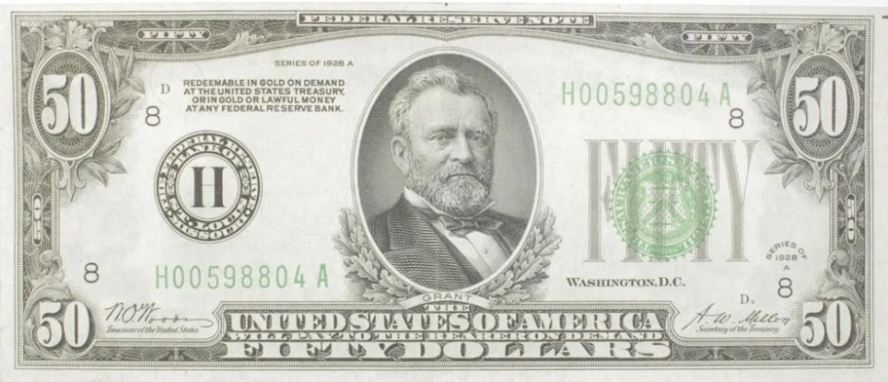 1928A $50 FRN