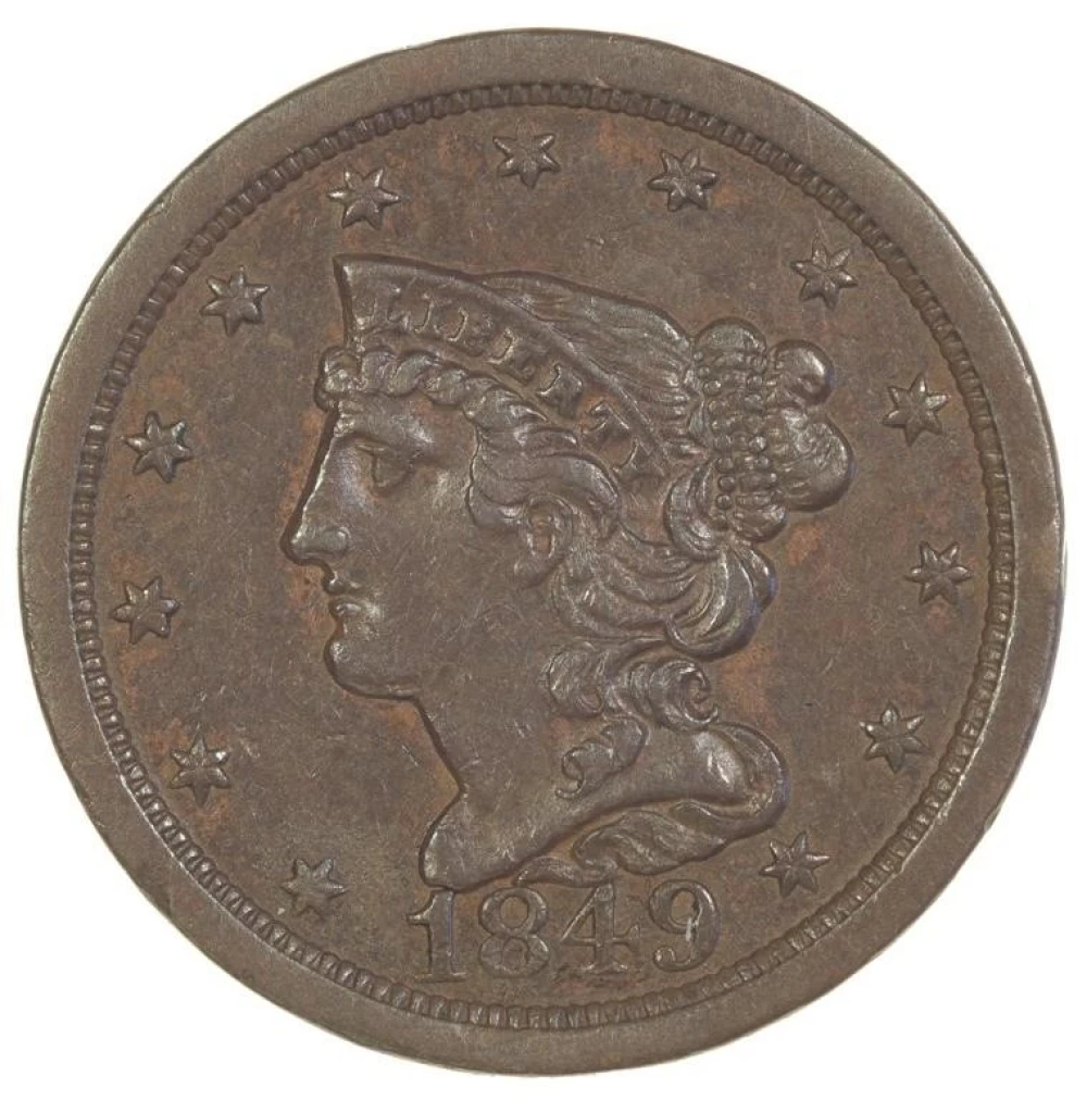 Another AU 1849 Half Cent