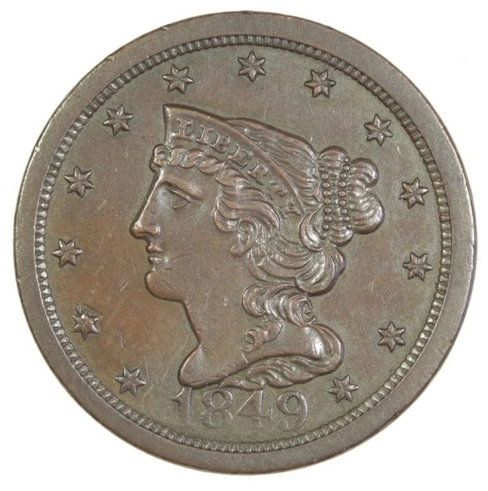 A 3rd AU 1849 Half Cent