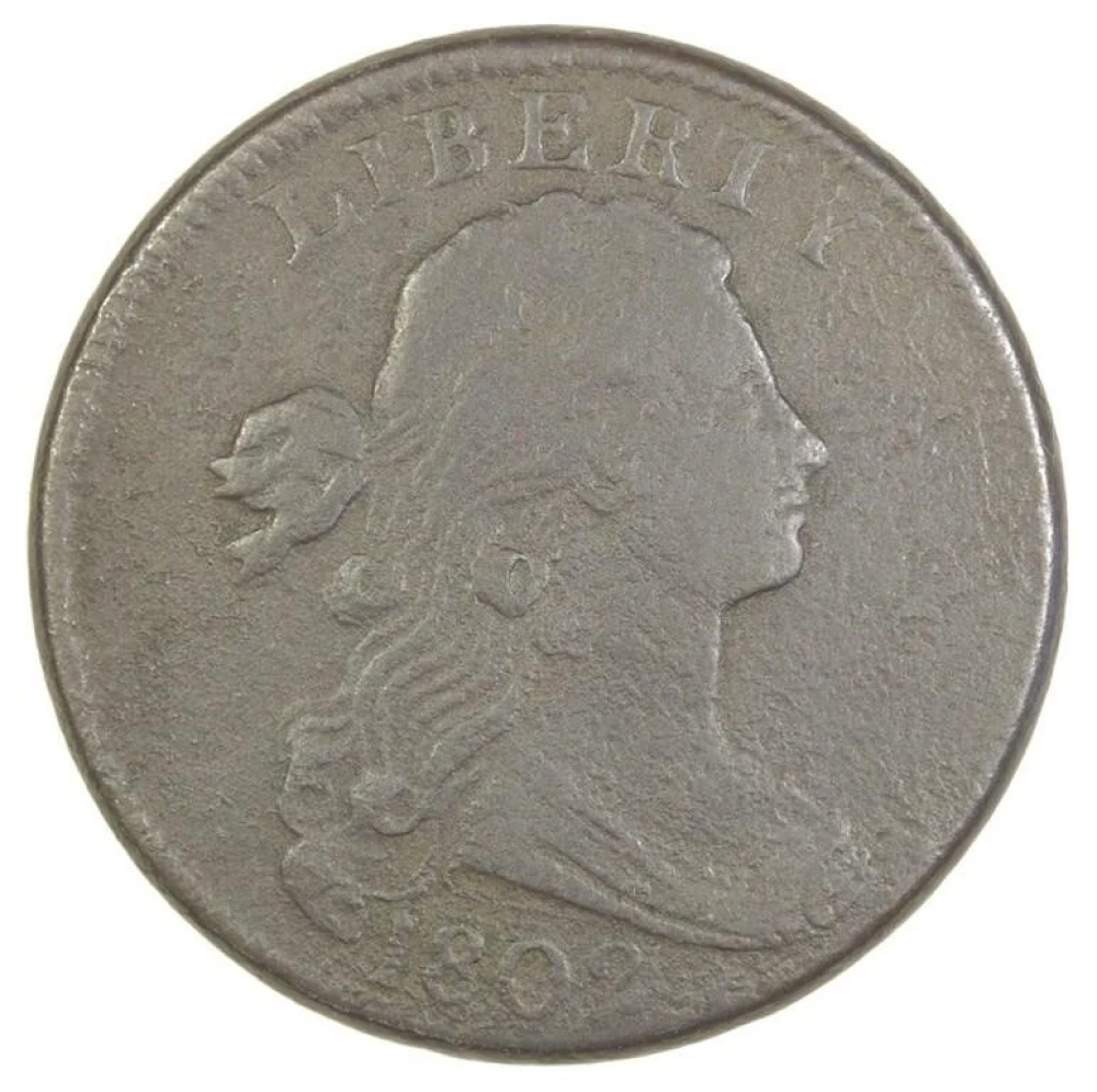 VF Details 1802 Large Cent