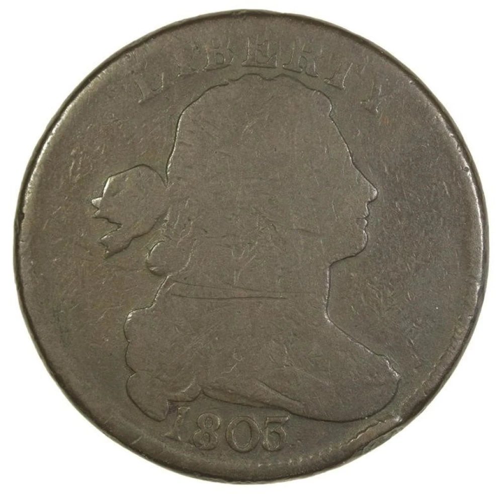 G-VG Details 1803 Cent
