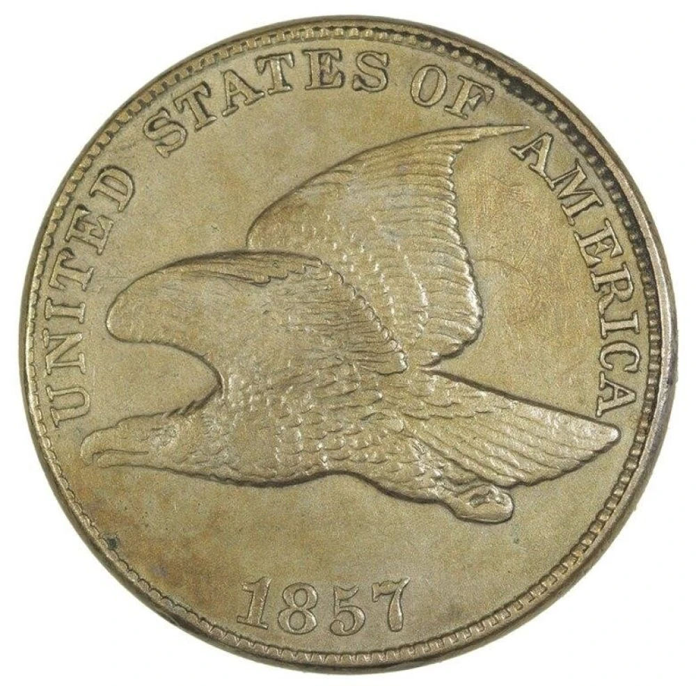 Another AU 1857 Flying Eagle Cent