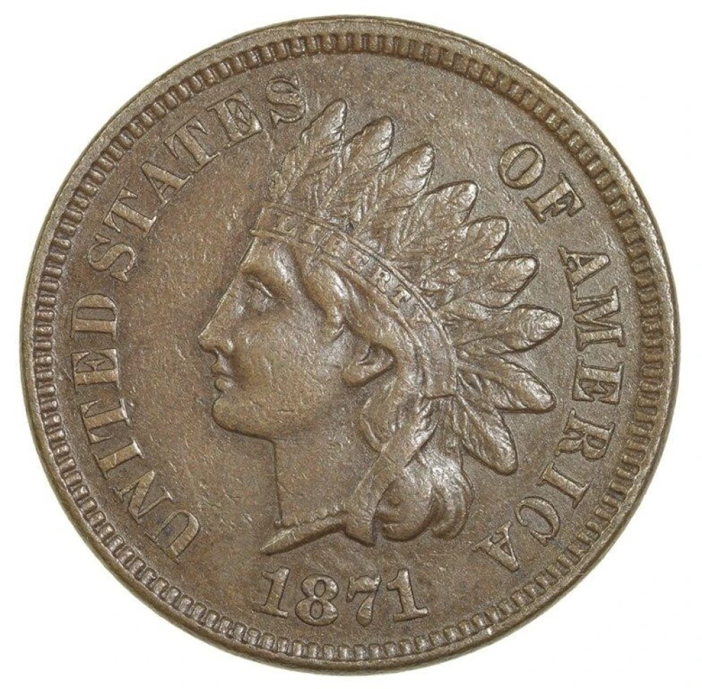 Another EF 1871 Indian Cent