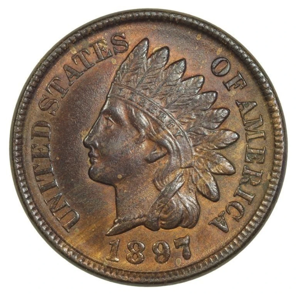 Choice Mint State 1897 Cent