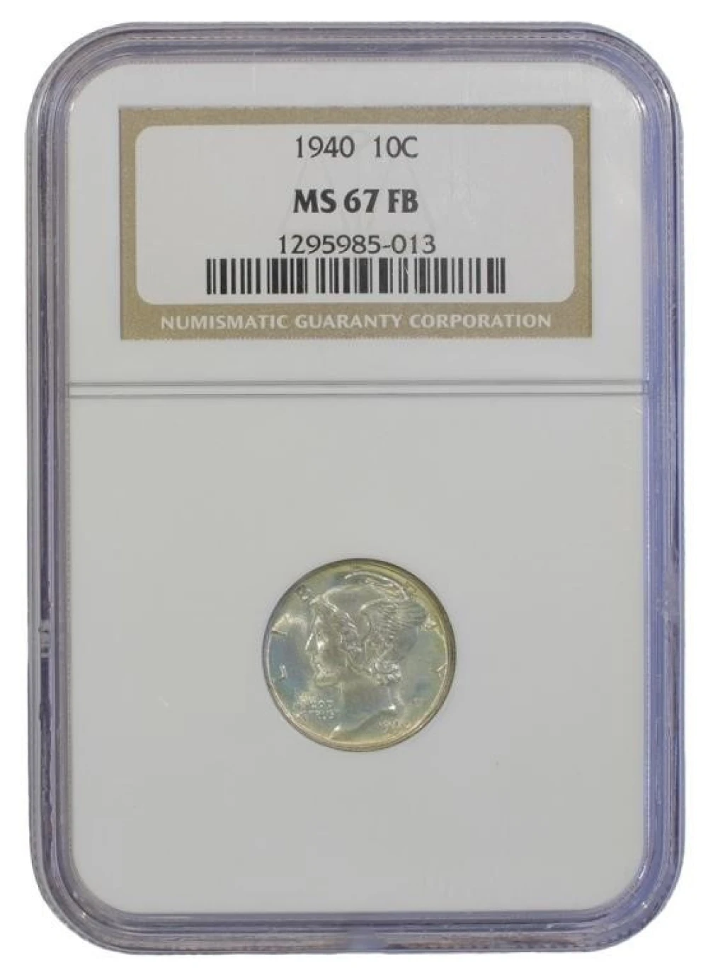 Superb Gem 1940 Mercury Dime