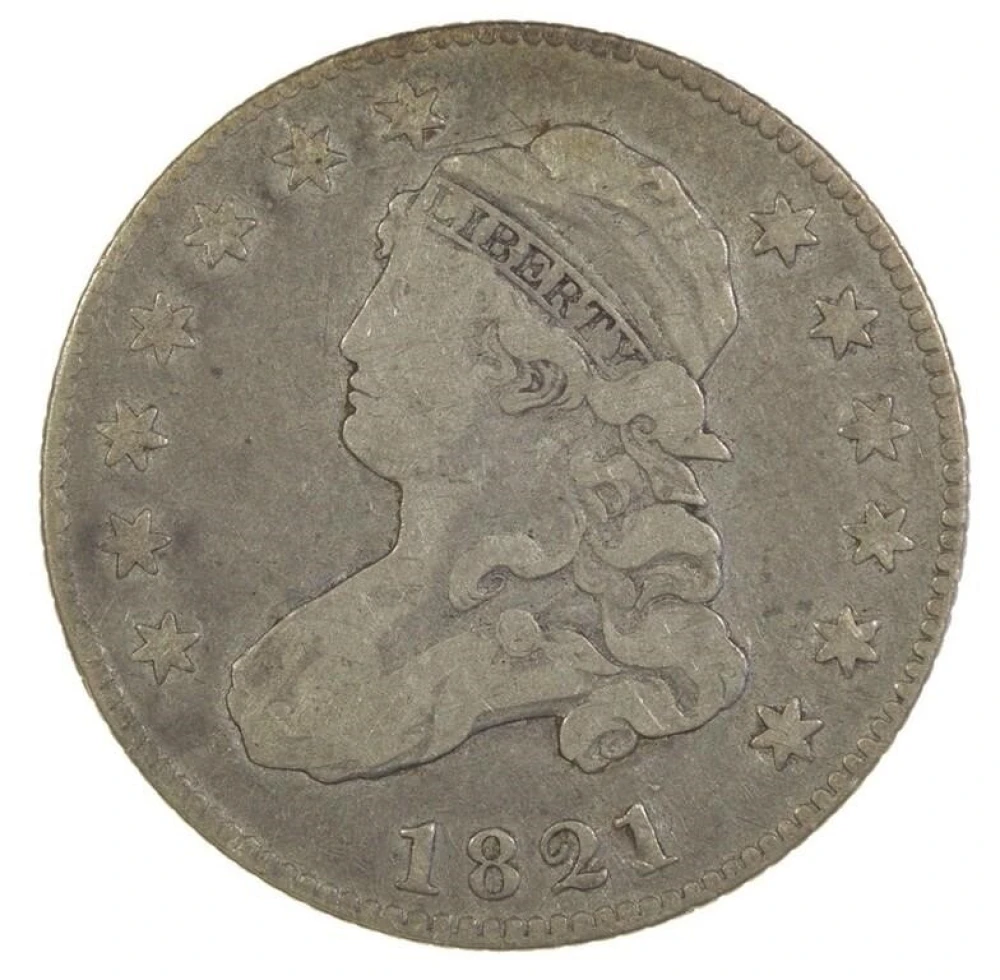 Fine 1821 Bust Quarter
