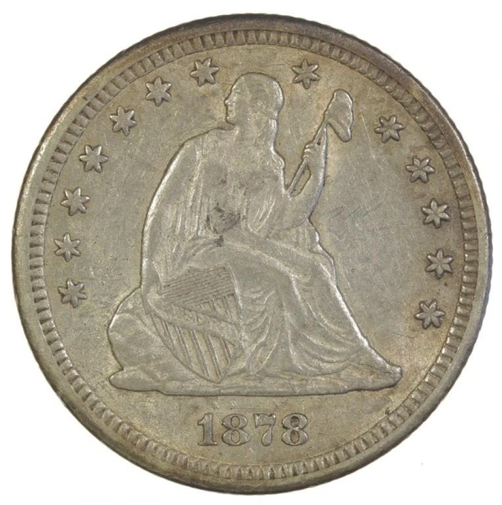 AU 1878-CC 25-Cents