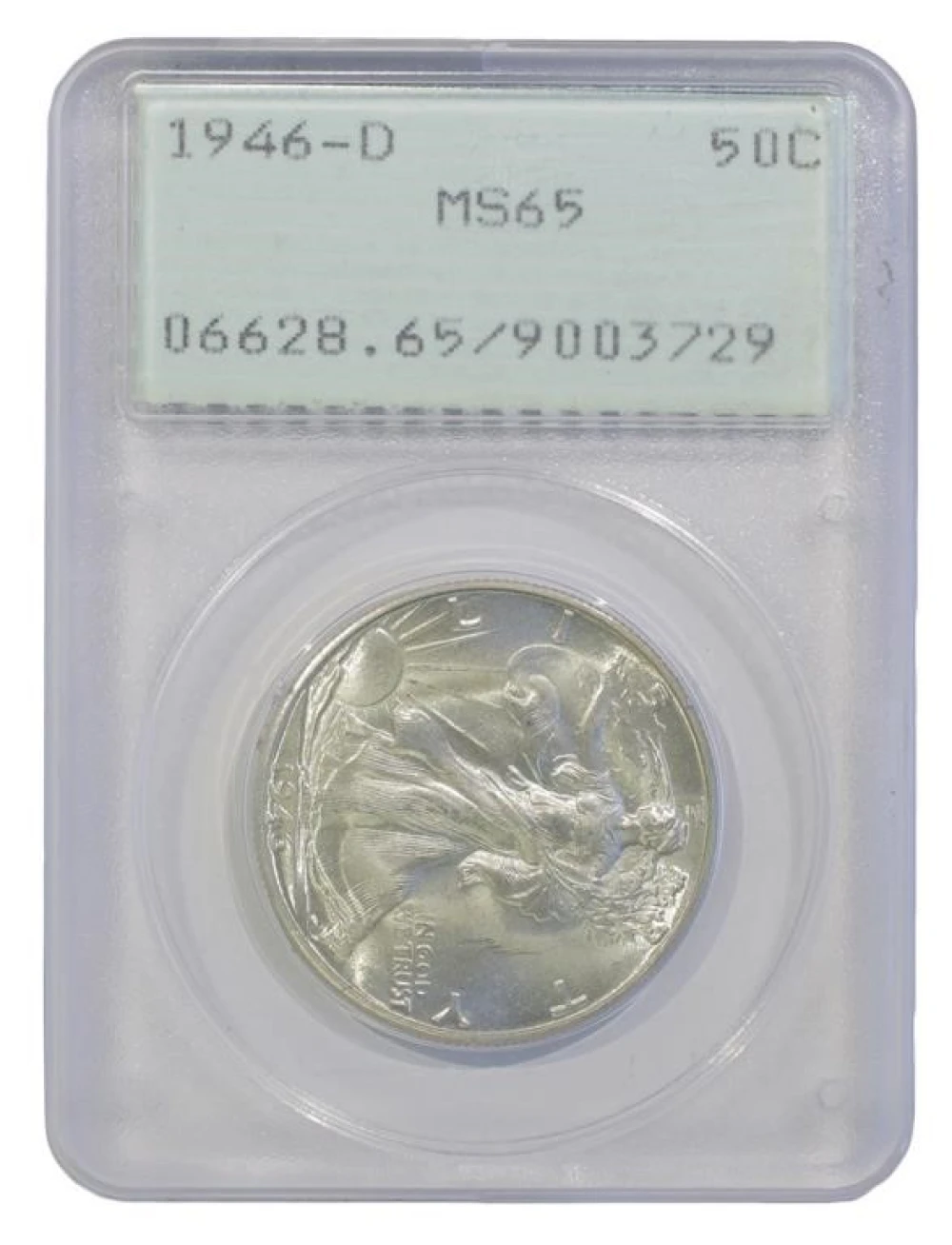 Gem 1946-D Walking Liberty Half