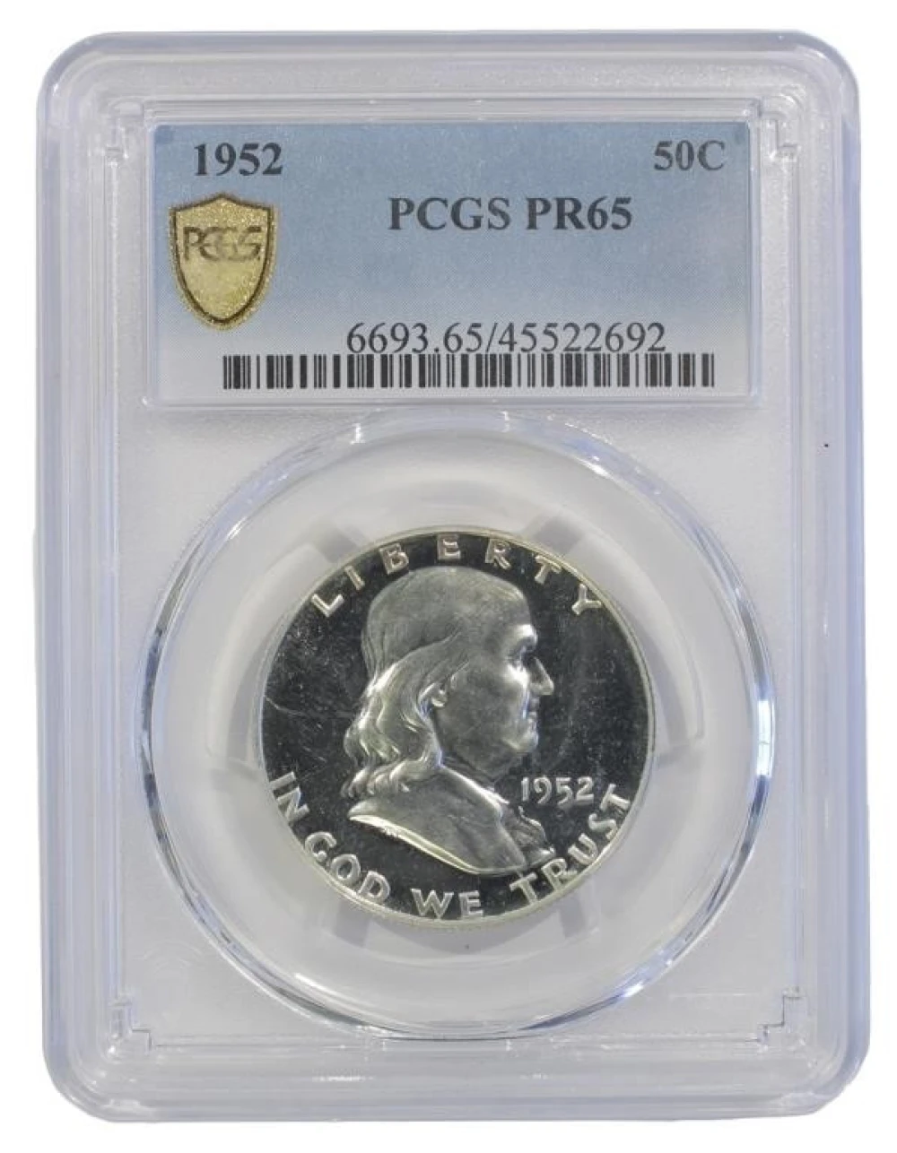 A 2nd Gem Proof 1952 Franklin Half