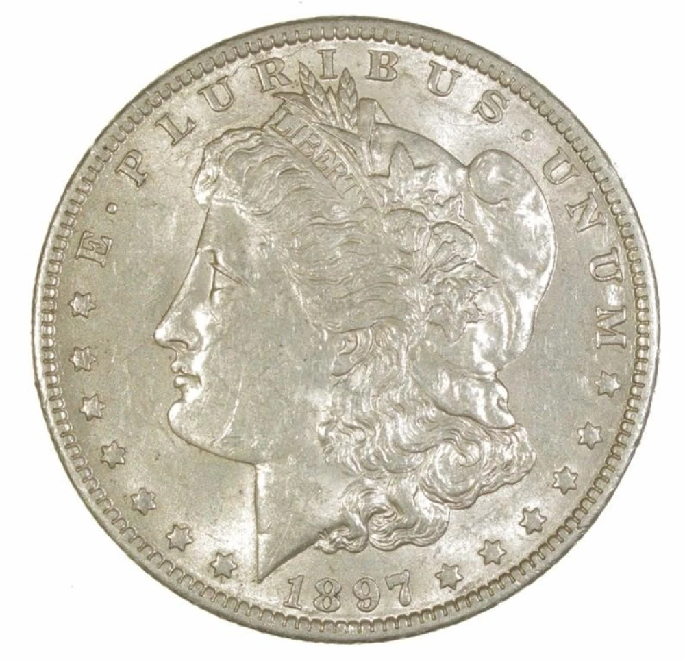 Very Choice AU 1897-O Morgan $1