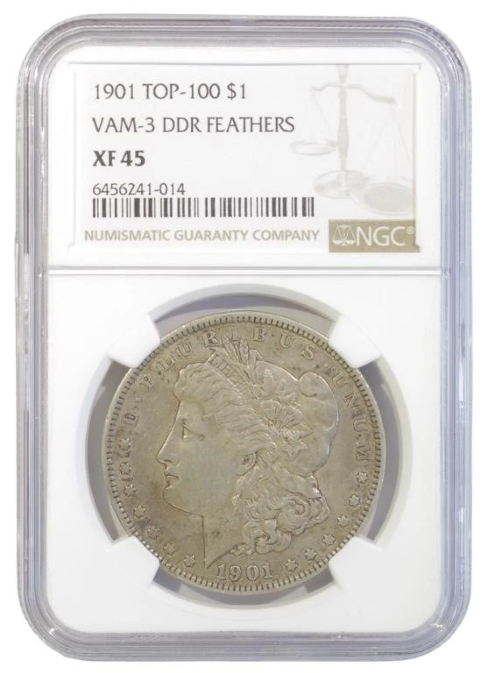 Choice EF 1901 VAM Top 100 Morgan $1