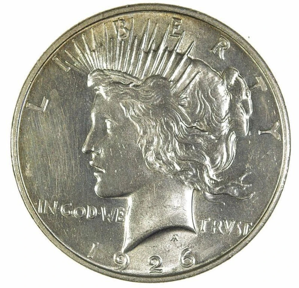 Unc 1926-D Peace $1