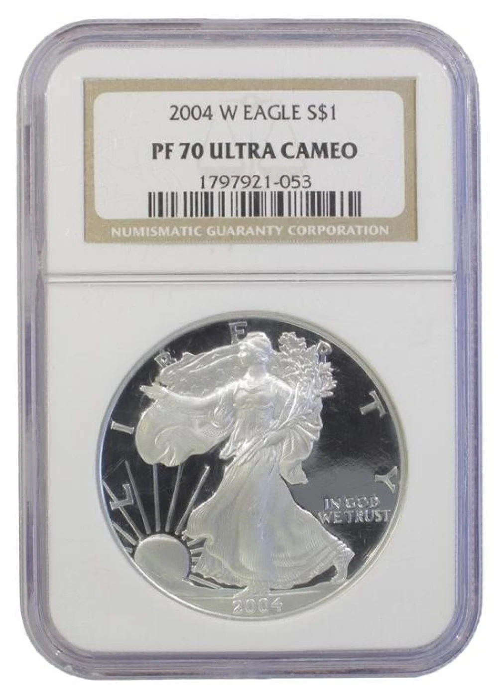 Perfect 2004-W American Eagle $1