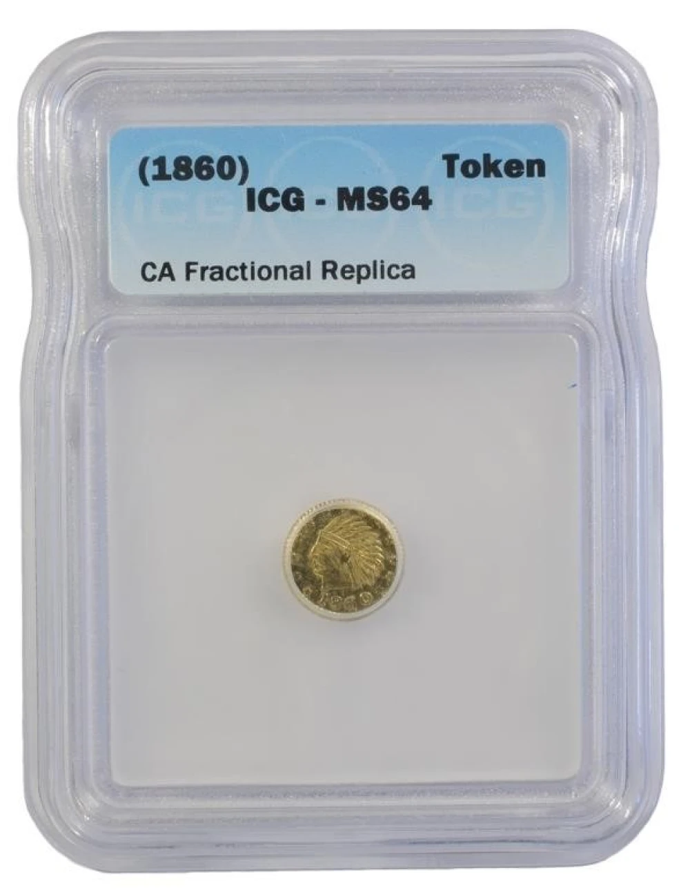 Circa 1860 California Gold Charm
