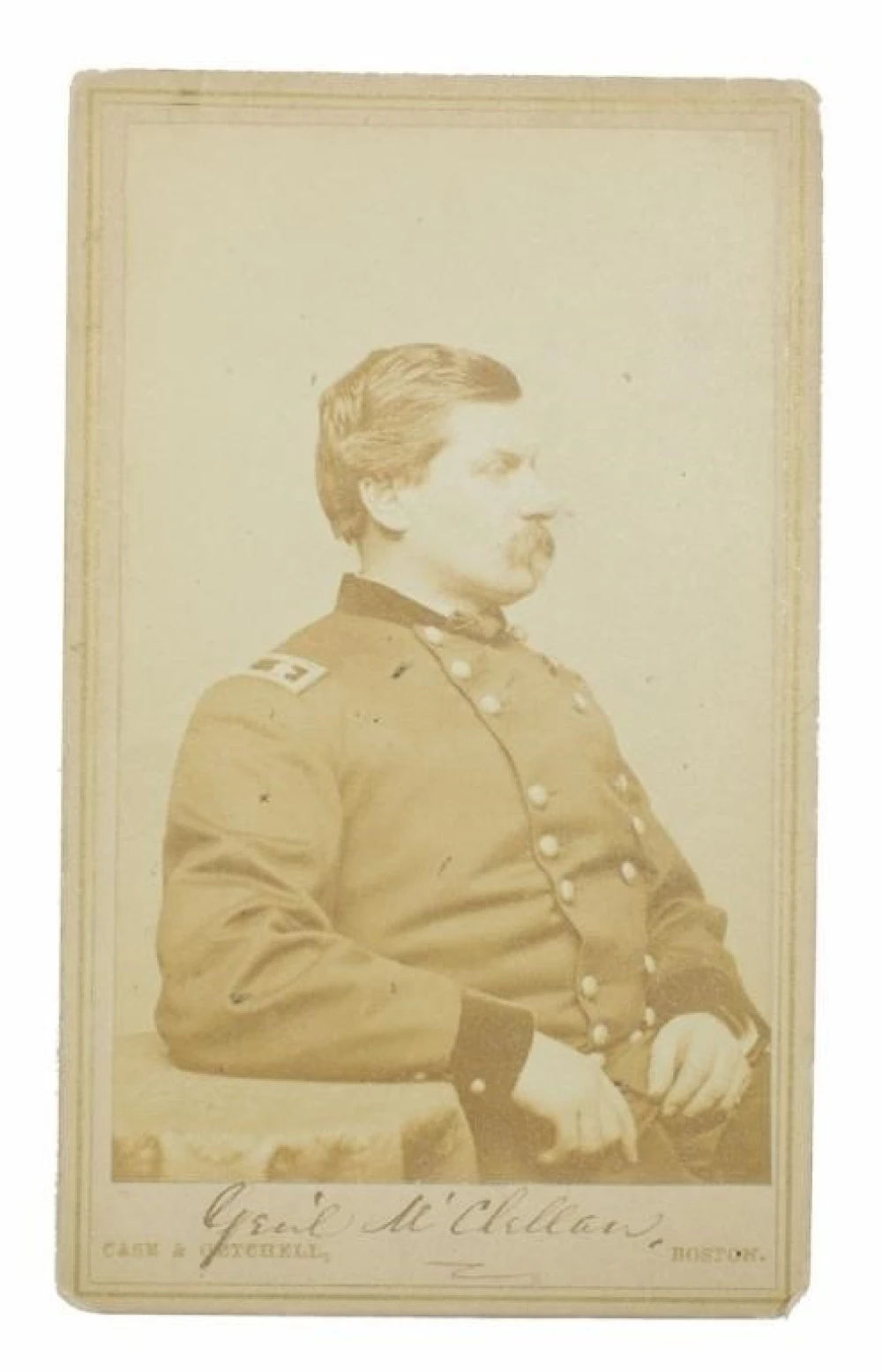 General George McClellan Carte d' Visite