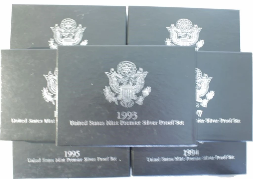 1992-1998 Premier Silver Proof Set Run