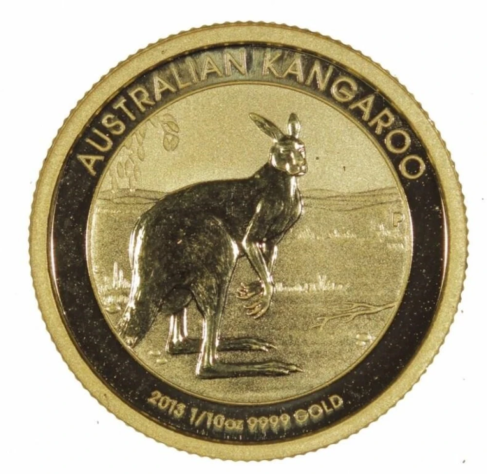 Australia. 2013 1/10th Ounce Gold Kangaroo