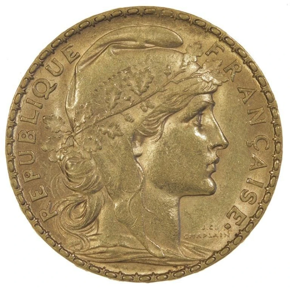 France. Unc 1905 Gold 20 Francs