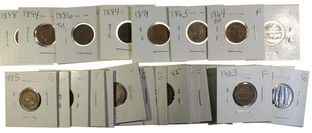 Mixed Indian Cents