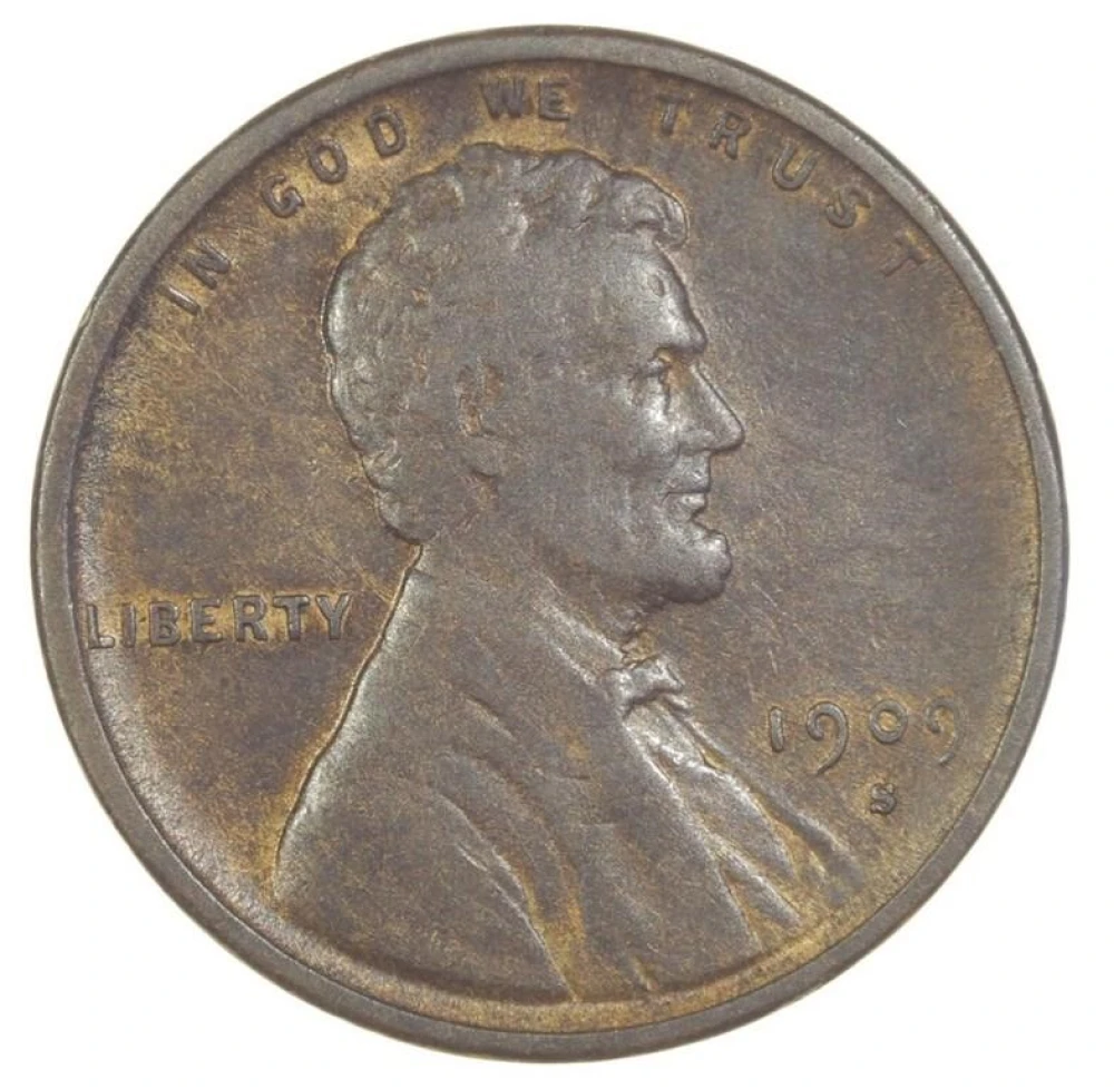 EF 1909-S VDB Lincoln Cent
