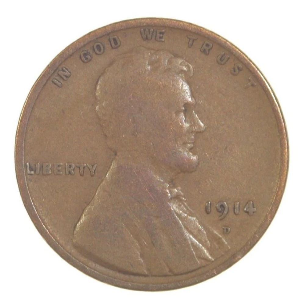 Fine 1914-D Lincoln Cent