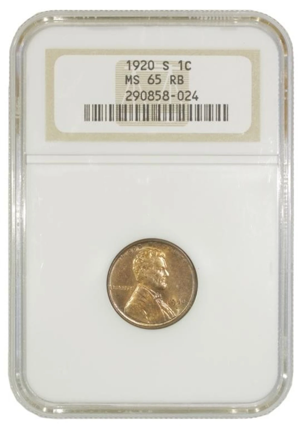 Gem 1920-S Lincoln Cent