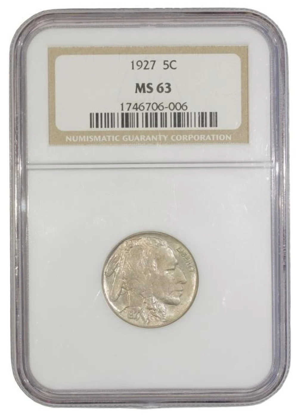Choice 1927 Buffalo Nickel