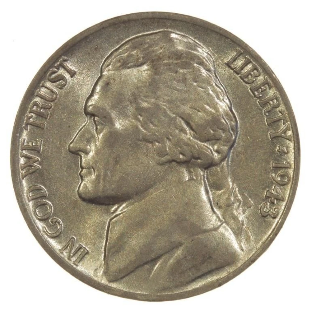 Choice AU 1943/2-P War Nickel