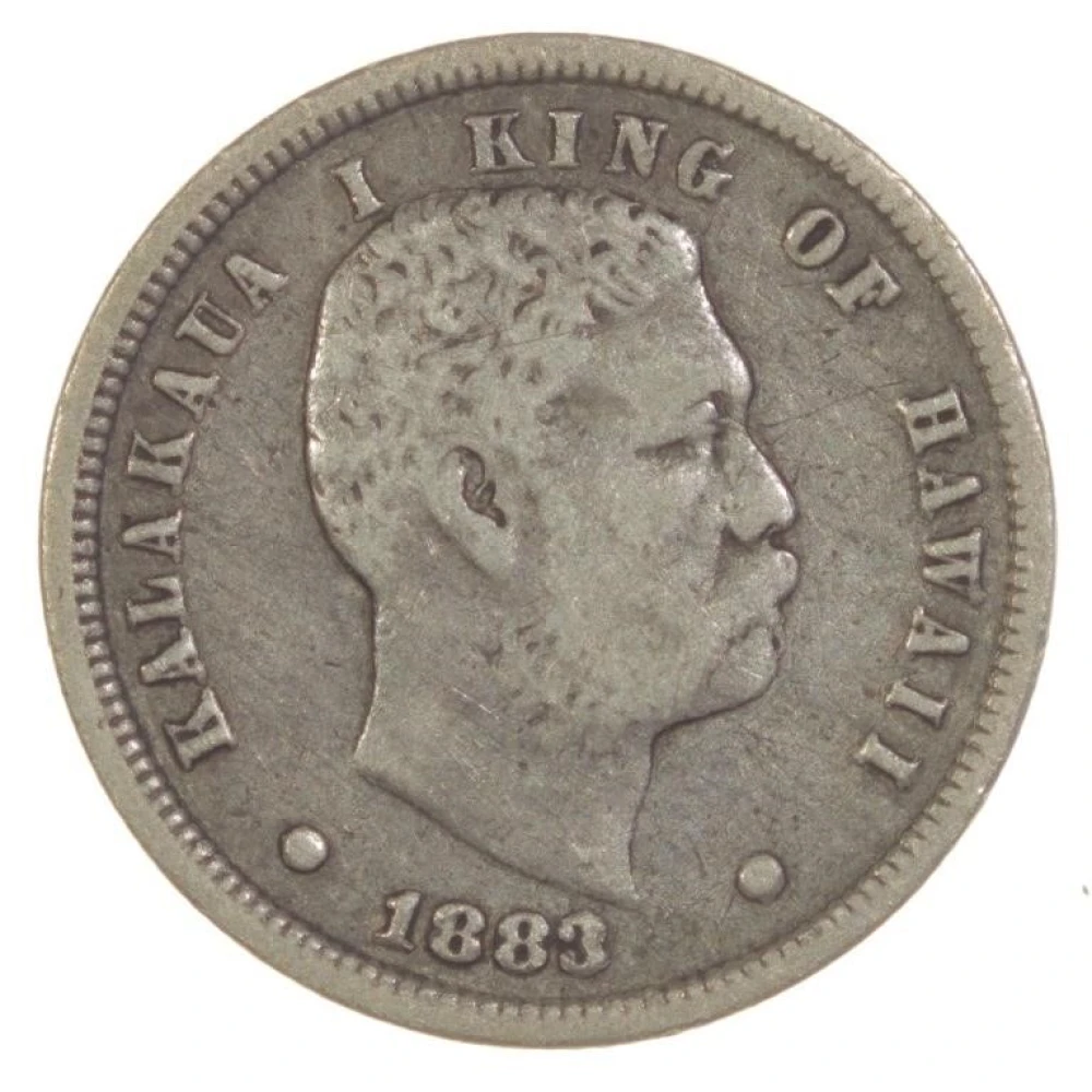 1883 Hawaiian Dime