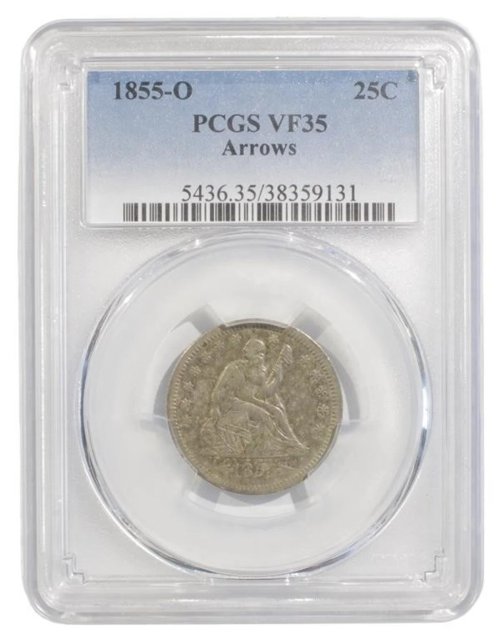 Choice VF 1855-O Arrows Quarter
