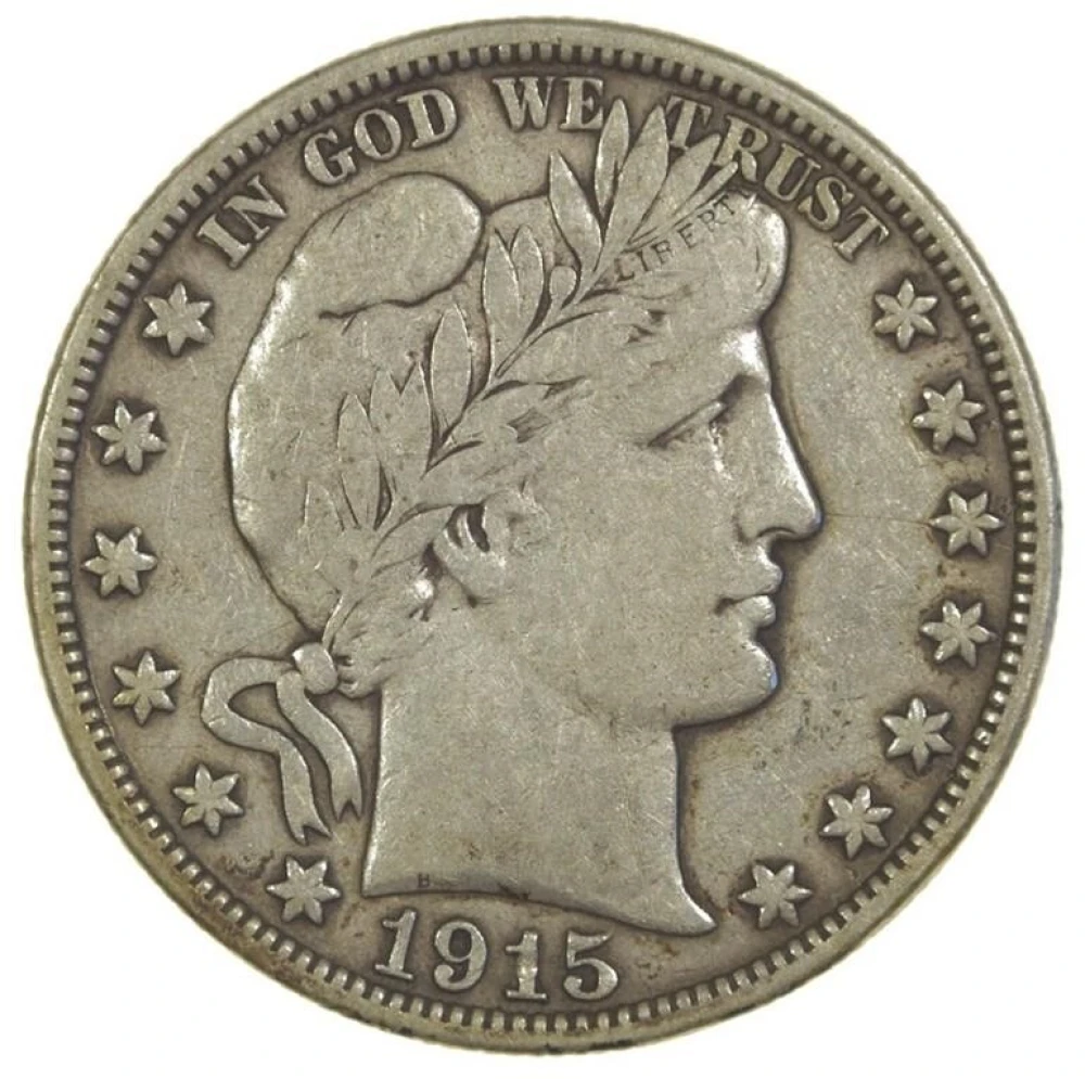 1915-D Barber Half Dollar