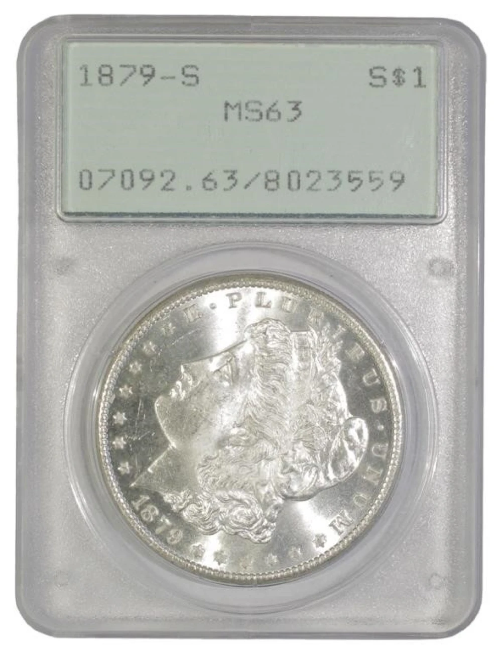 1879-S "Rattler" Morgan Dollar