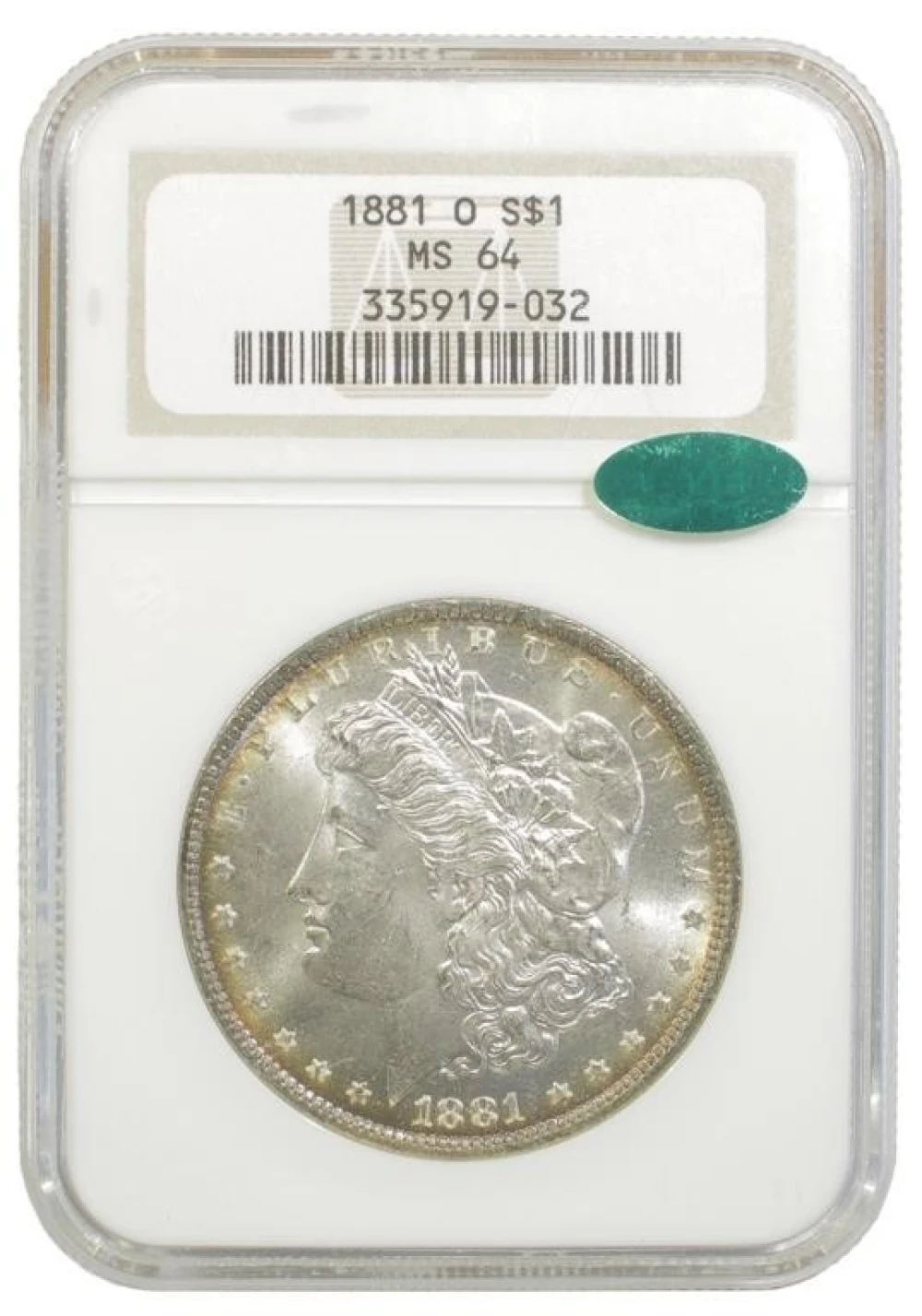 Very Choice Unc 1881-O Morgan $1