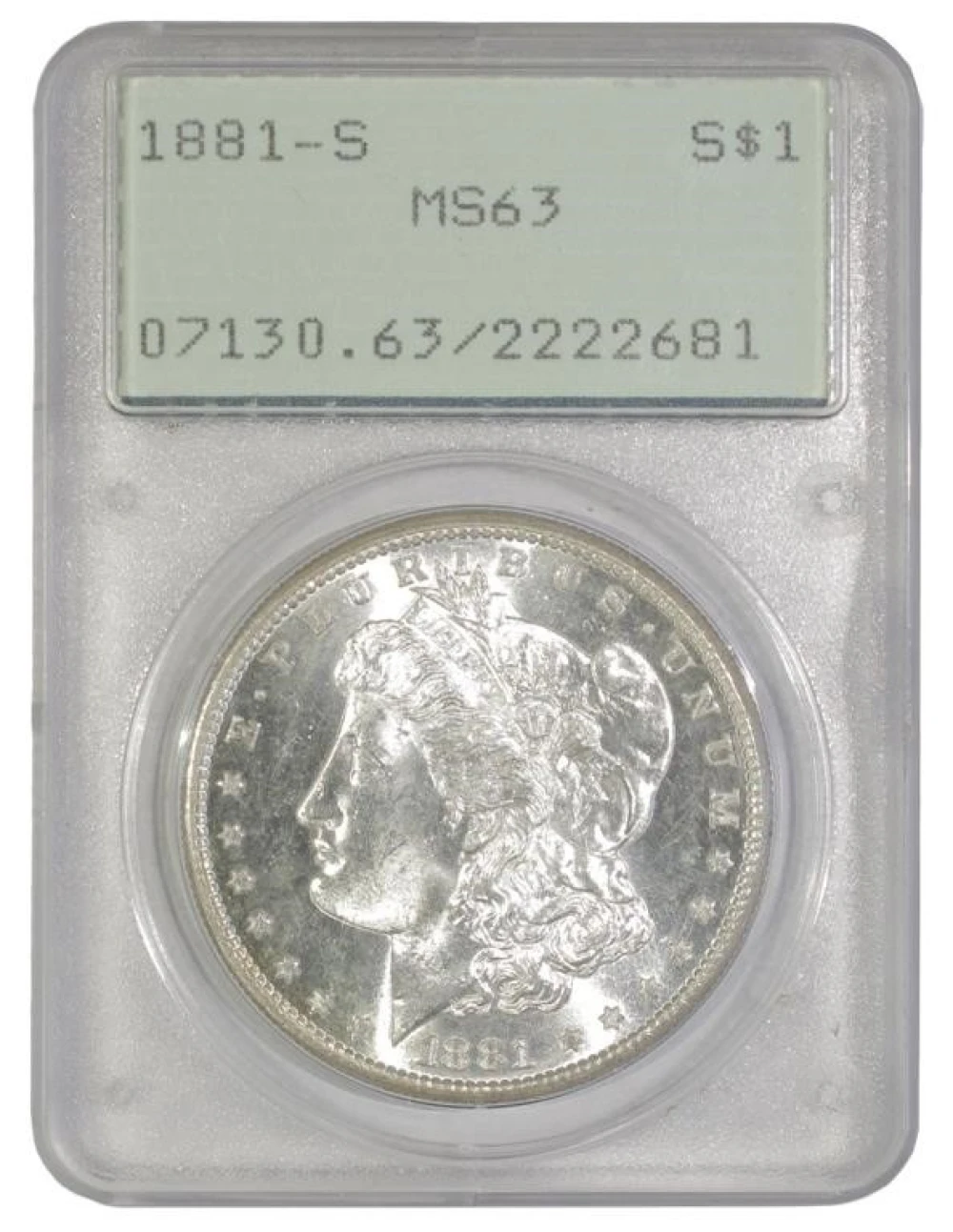 1881-S "Rattler" Morgan Dollar