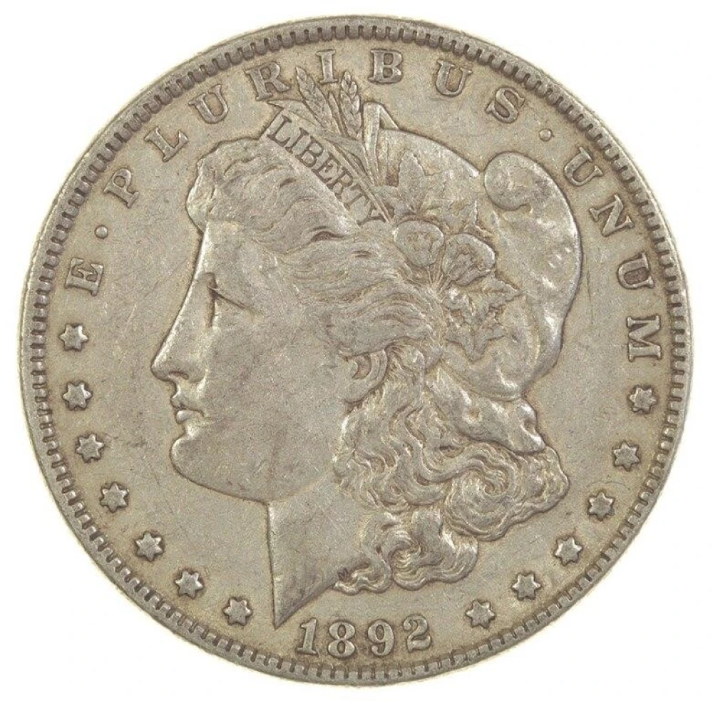 EF 1892 Morgan Dollar