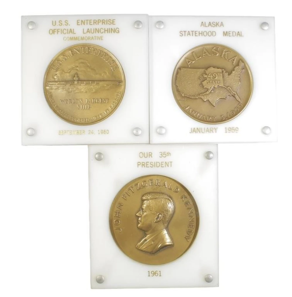 Trio Of Desirable Bronze Mint Medals