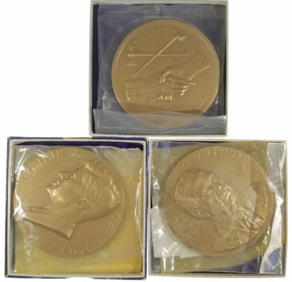 Bronze Presidential Medal Trio