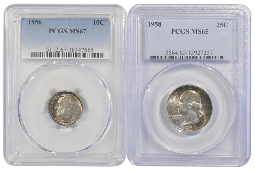 1950's Silver Duo