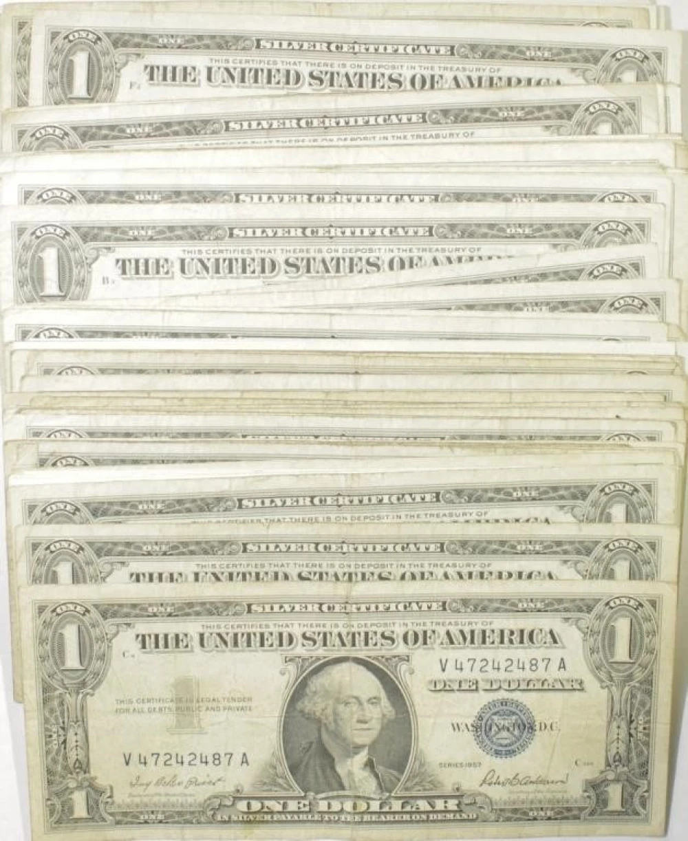 A 2nd 100 Pieces $1 Silver Certificates