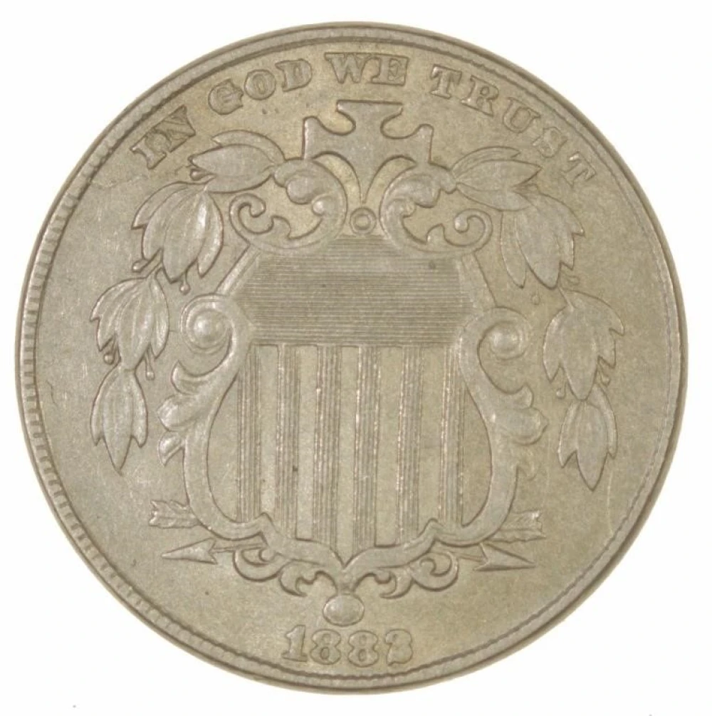 AU 1882 Shield Nickel