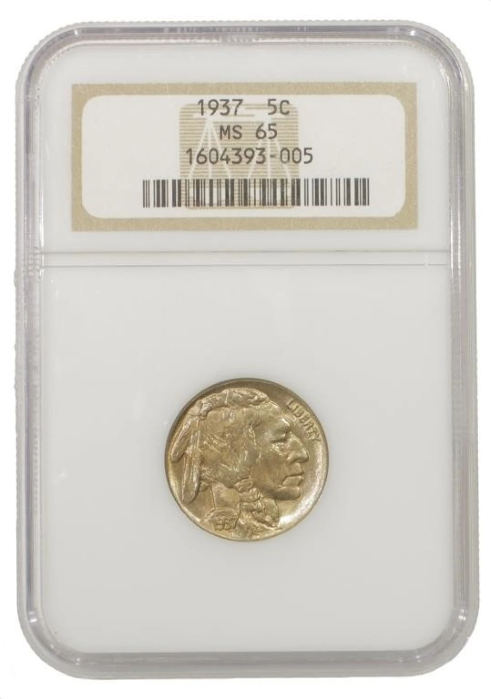 Gem 1937 Buffalo Nickel