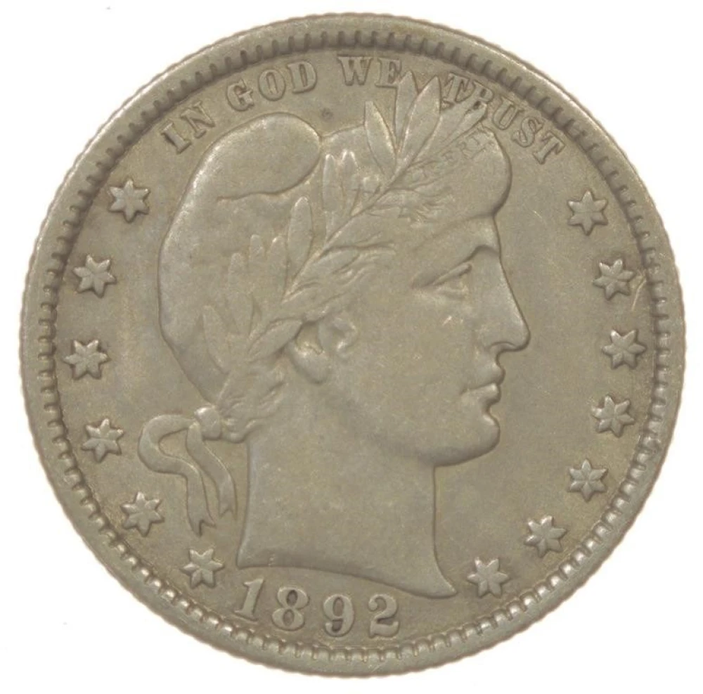 EF 1892-O Type I Quarter