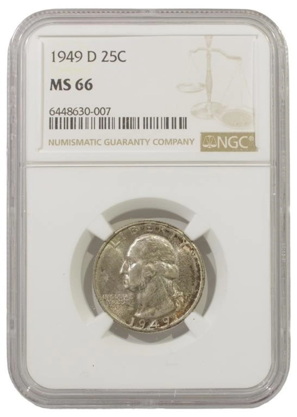 Premium Gem 1949-D Washington Quarter