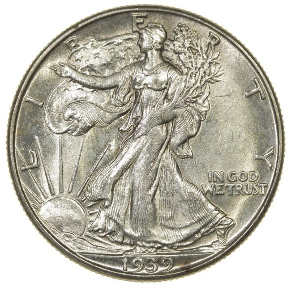 Choice 1939-D Walking Liberty Half