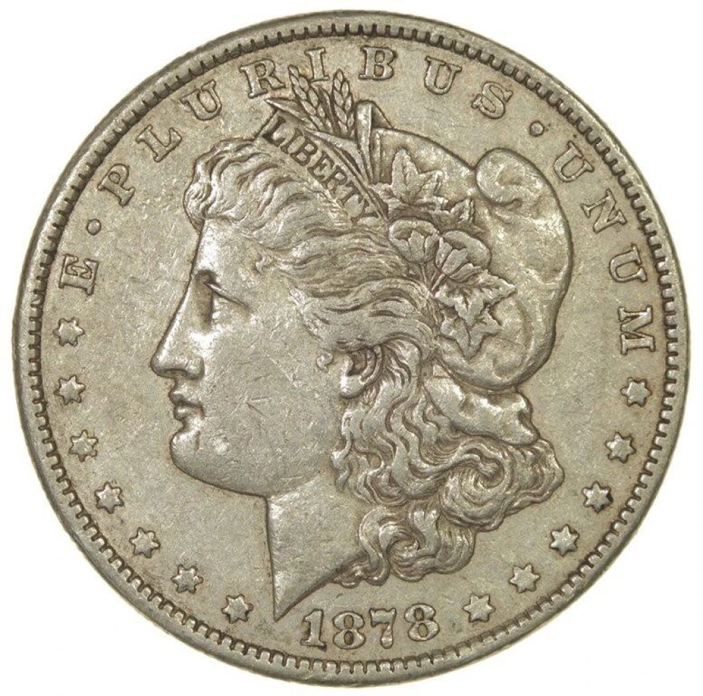EF 1878-CC Morgan Dollar